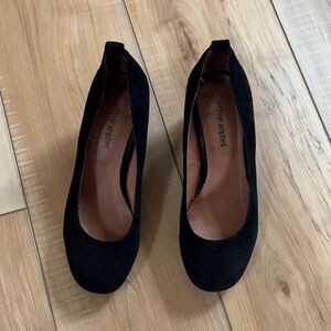 Jeffrey Campbell Black Heeled Ballet Flats